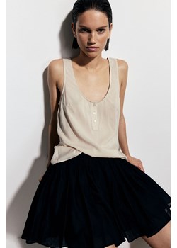 H & M - Top bez rękawów - Beżowy ze sklepu H&M w kategorii Bluzki damskie - zdjęcie 172648094