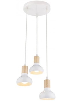 Biała nowoczesna lampa wisząca nad stół - K093-Mirabel ze sklepu Edinos.pl w kategorii Lampy wiszące - zdjęcie 172649764