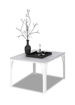 Nowoczesny stolik kawowy biały + beton - Horix 5X ze sklepu Edinos.pl w kategorii Stoliki kawowe - zdjęcie 172649844