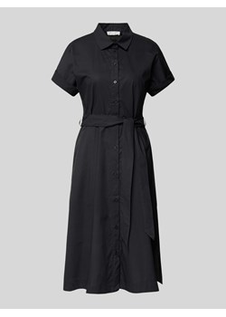Sukienka midi z wiązanym paskiem ze sklepu Peek&Cloppenburg  w kategorii Sukienki - zdjęcie 172651602