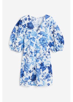 H & M - Sukienka z haftem angielskim - Niebieski ze sklepu H&M w kategorii Sukienki - zdjęcie 172651722