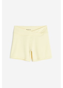 H & M - Sportowe szorty hotpants SoftMove - Żółty ze sklepu H&M w kategorii Szorty - zdjęcie 172651724