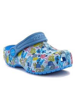 Klapki Crocs Toddler&#39;s Disney Stitch Classic Clog Jr 209471-4TB niebieskie ze sklepu ButyModne.pl w kategorii Klapki dziecięce - zdjęcie 172651814