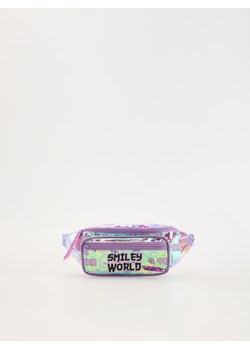 Reserved - Saszetka nerka SmileyWorld® - pastelowy róż ze sklepu Reserved w kategorii Torby i walizki dziecięce - zdjęcie 172652983