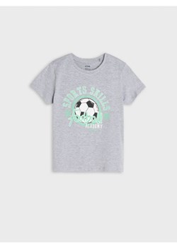 Sinsay - Koszulka z nadrukiem - szary ze sklepu Sinsay w kategorii T-shirty chłopięce - zdjęcie 172653434