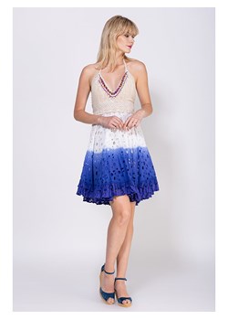 Peace &amp; Love Sukienka w kolorze niebiesko-kremowym ze sklepu Limango Polska w kategorii Sukienki - zdjęcie 172653732
