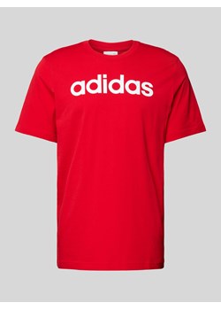 T-shirt z nadrukiem z logo i okrągłym dekoltem ze sklepu Peek&Cloppenburg  w kategorii T-shirty męskie - zdjęcie 172656071