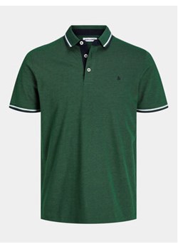 Jack&Jones Polo Jjepaulos 12136668 Zielony Slim Fit ze sklepu MODIVO w kategorii T-shirty męskie - zdjęcie 172656093