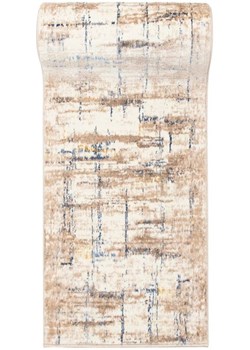 Beżowy chodnik w nowoczesną kratkę L7-R77 ze sklepu Edinos.pl w kategorii Dywany - zdjęcie 172661492