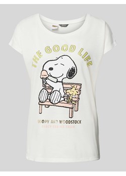 T-shirt z nadrukowanym motywem ze sklepu Peek&Cloppenburg  w kategorii Bluzki damskie - zdjęcie 172662184