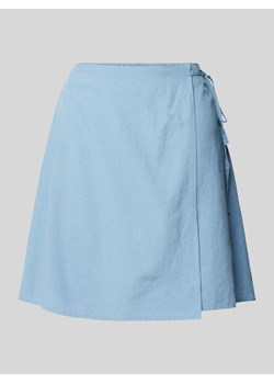 Spódnica kopertowa w jednolitym kolorze model ‘KAREN’ ze sklepu Peek&Cloppenburg  w kategorii Spódnice - zdjęcie 172662342