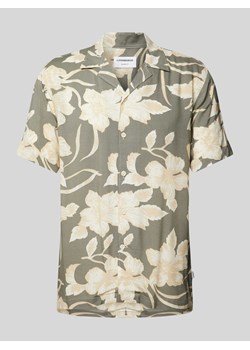 Koszula casualowa o kroju modern fit z wiskozy ze wzorem na całej powierzchni ze sklepu Peek&Cloppenburg  w kategorii Koszule męskie - zdjęcie 172662391