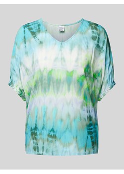 Bluzka z efektem batiku model ‘Green Batik’ ze sklepu Peek&Cloppenburg  w kategorii Bluzki damskie - zdjęcie 172662462