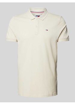 Koszulka polo o kroju slim fit z wyhaftowanym logo ze sklepu Peek&Cloppenburg  w kategorii T-shirty męskie - zdjęcie 172662542