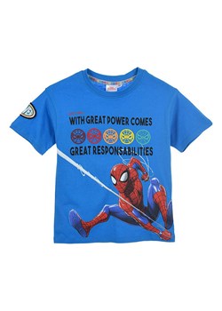 Spiderman Koszulka &quot;Spiderman&quot; w kolorze niebieskim ze sklepu Limango Polska w kategorii T-shirty chłopięce - zdjęcie 172663133