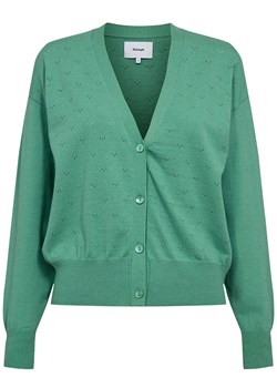 NÜMPH Kardigan &quot;Nuedna&quot; w kolorze zielonym ze sklepu Limango Polska w kategorii Swetry damskie - zdjęcie 172663223