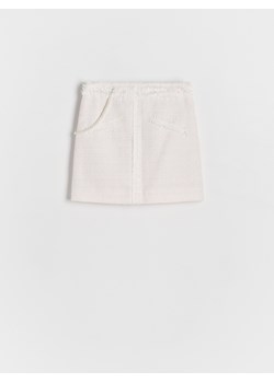 Reserved - Tweedowa spódnica - pastelowy róż ze sklepu Reserved w kategorii Spódnice dziewczęce - zdjęcie 172664183