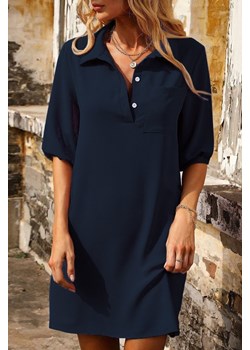 Sukienka FROTINA BLUE ze sklepu Ivet Shop w kategorii Sukienki - zdjęcie 172665722