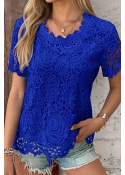 Bluzka KROELA BLUE ze sklepu Ivet Shop w kategorii Bluzki damskie - zdjęcie 172665733