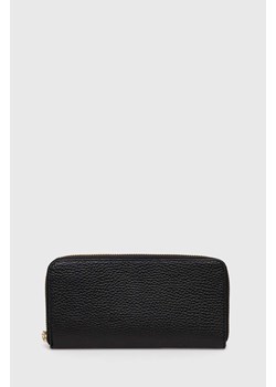 Answear Lab portfel skórzany damski kolor czarny ze sklepu ANSWEAR.com w kategorii Portfele damskie - zdjęcie 172666754