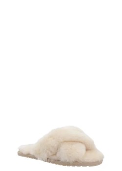 EMU Australia Wełniane obuwie domowe Mayberry | z dodatkiem skóry ze sklepu Gomez Fashion Store w kategorii Kapcie damskie - zdjęcie 172670942