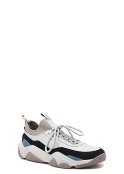HUGO Sneakersy Quake | z dodatkiem skóry ze sklepu Gomez Fashion Store w kategorii Buty sportowe męskie - zdjęcie 172677000