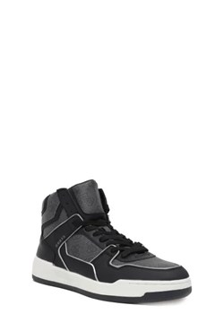 Guess Sneakersy VICENZA HIGH | z dodatkiem skóry ze sklepu Gomez Fashion Store w kategorii Buty sportowe męskie - zdjęcie 172678093