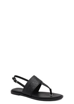 Calvin Klein Skórzane sandały ALMOND TP SANDAL - HF MONO ze sklepu Gomez Fashion Store w kategorii Sandały damskie - zdjęcie 172680933