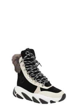 Pollini Skórzane sneakersy ze sklepu Gomez Fashion Store w kategorii Buty sportowe damskie - zdjęcie 172681412