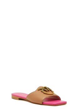 Pinko Skórzane klapki MARLI 01 CALF ze sklepu Gomez Fashion Store w kategorii Klapki damskie - zdjęcie 172683970