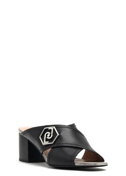 Liu Jo Skórzane klapki AGATA 17 ze sklepu Gomez Fashion Store w kategorii Klapki damskie - zdjęcie 172687010