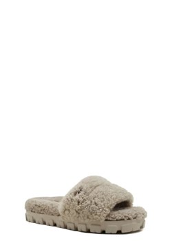 UGG Skórzane obuwie domowe Cozetta Curly | z dodatkiem wełny ze sklepu Gomez Fashion Store w kategorii Kapcie damskie - zdjęcie 172687401
