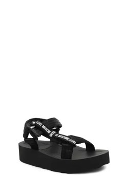 Love Moschino Skórzane sandały ze sklepu Gomez Fashion Store w kategorii Sandały damskie - zdjęcie 172687830