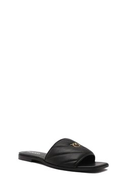 Pinko Skórzane klapki MOLLY ze sklepu Gomez Fashion Store w kategorii Klapki damskie - zdjęcie 172688700