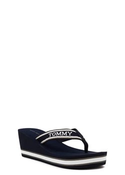 Tommy Hilfiger Japonki wedge beach sandal ze sklepu Gomez Fashion Store w kategorii Klapki damskie - zdjęcie 172691263