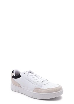 Tommy Hilfiger Sneakersy BASKET CORE RWB | z dodatkiem skóry ze sklepu Gomez Fashion Store w kategorii Buty sportowe męskie - zdjęcie 172692014