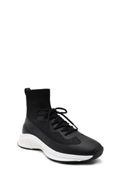 Karl Lagerfeld Sneakersy LUX FINESSE Hi Pull On Runner | z dodatkiem skóry ze sklepu Gomez Fashion Store w kategorii Buty sportowe męskie - zdjęcie 172696302