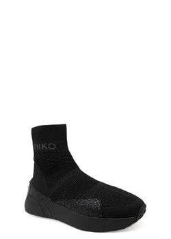 Pinko Sneakersy STOCKTON KNIT | z dodatkiem skóry ze sklepu Gomez Fashion Store w kategorii Buty sportowe damskie - zdjęcie 172696542