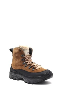 HUGO Skórzane buty trekkingowe Jace FurLaceUpB-Smix ze sklepu Gomez Fashion Store w kategorii Buty trekkingowe damskie - zdjęcie 172699421