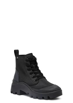 TORY BURCH Botki Camp Sneaker Boot | z dodatkiem skóry ze sklepu Gomez Fashion Store w kategorii Workery damskie - zdjęcie 172699651