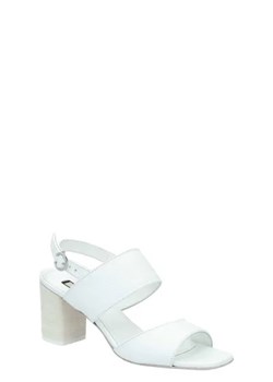 Liu Jo Skórzane sandały na słupku CLARA 2 ze sklepu Gomez Fashion Store w kategorii Sandały damskie - zdjęcie 172701624