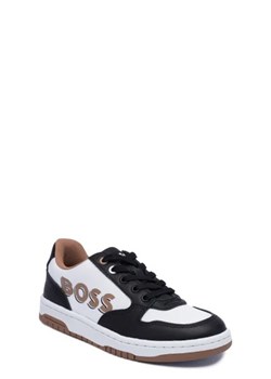 BOSS Kidswear Sneakersy | z dodatkiem skóry ze sklepu Gomez Fashion Store w kategorii Buty sportowe dziecięce - zdjęcie 172701801