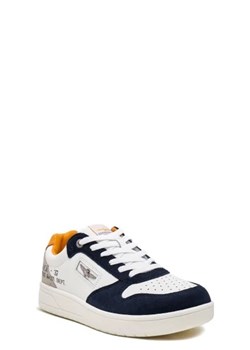 Aeronautica Militare Skórzane sneakersy ze sklepu Gomez Fashion Store w kategorii Buty sportowe męskie - zdjęcie 172703581