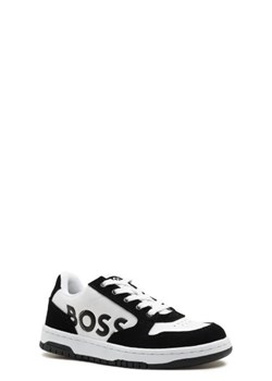 BOSS Kidswear Skórzane sneakersy ze sklepu Gomez Fashion Store w kategorii Buty sportowe dziecięce - zdjęcie 172705320