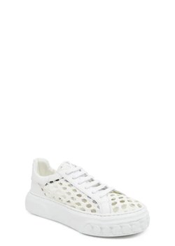 Casadei Skórzane sneakersy Bianco ze sklepu Gomez Fashion Store w kategorii Buty sportowe damskie - zdjęcie 172705422