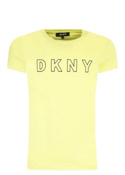 DKNY Kids T-shirt | Regular Fit ze sklepu Gomez Fashion Store w kategorii Bluzki dziewczęce - zdjęcie 172709892