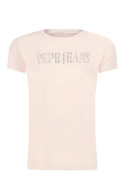 Pepe Jeans London T-shirt SKYE | Regular Fit ze sklepu Gomez Fashion Store w kategorii Bluzki dziewczęce - zdjęcie 172711190