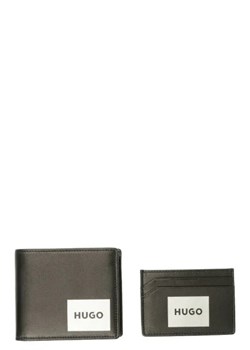 HUGO Skórzany portfel + etui na karty GBHM_4 ze sklepu Gomez Fashion Store w kategorii Etui - zdjęcie 172712133