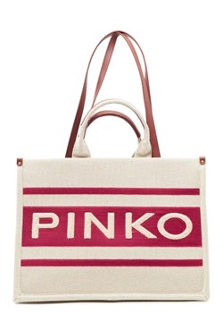 Pinko Torebka na ramię SHOPPER CANVAS RICICLATO + STA ze sklepu Gomez Fashion Store w kategorii Torby Shopper bag - zdjęcie 172712433