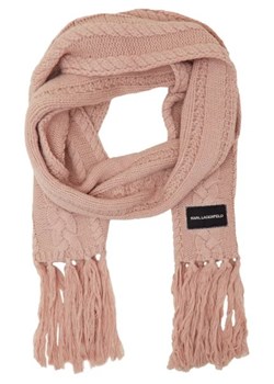 Karl Lagerfeld Wełniany szal k/essential cable knit ze sklepu Gomez Fashion Store w kategorii Szaliki i chusty damskie - zdjęcie 172713211